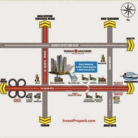 Homy 2 Bedroom Apartment Near Shopping Malls Jakarta Exterior photo